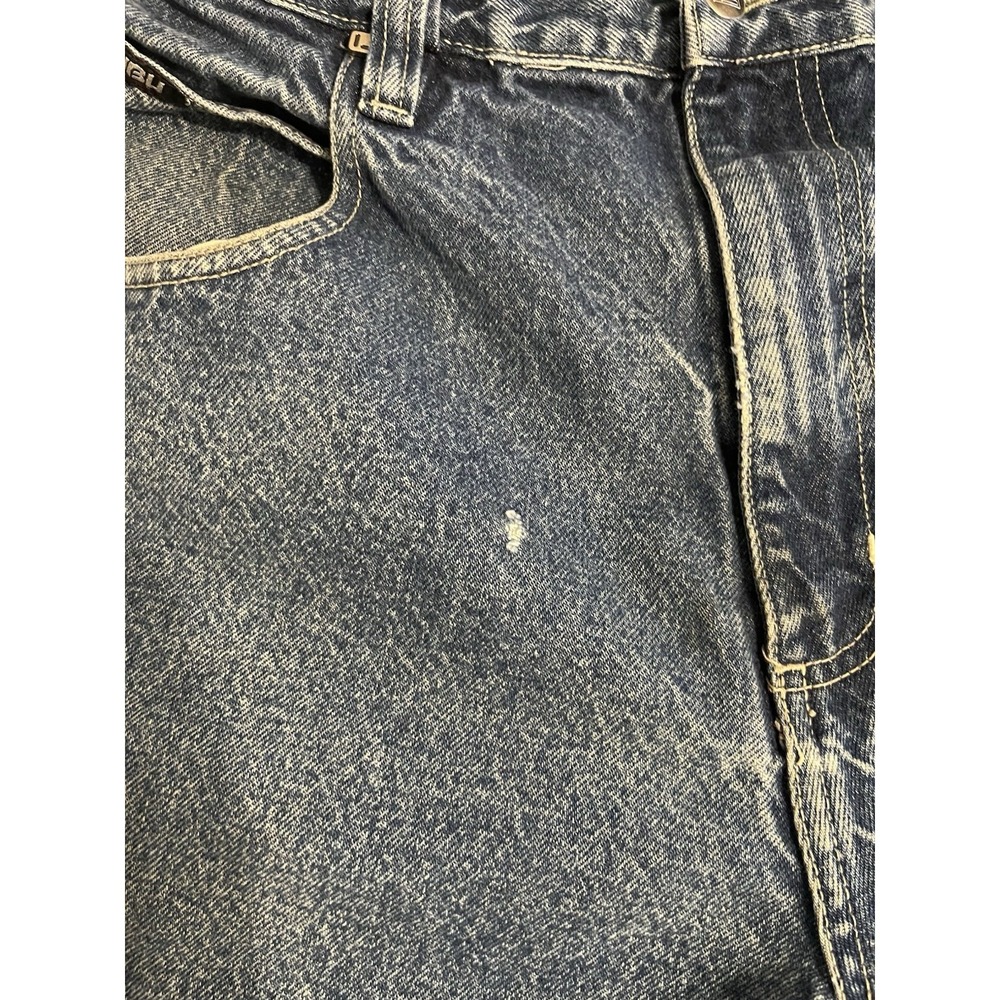 Vintage FUBU Shorts Carpenter Cargo Baggy Skater Y2K Denim Jorts W36 - Picture 7 of 16